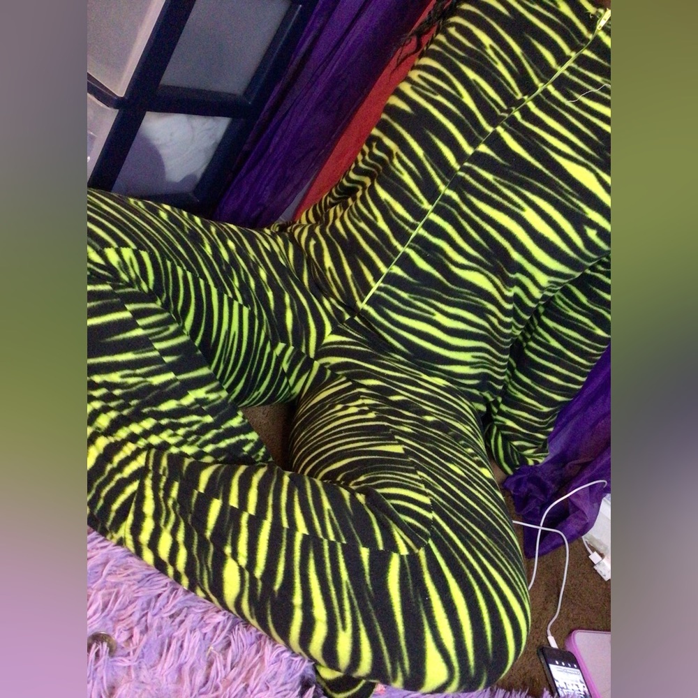 Zebra print onesie